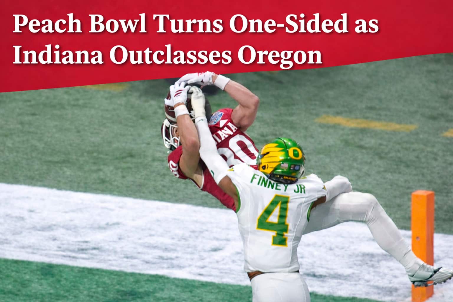 Indiana Dominate Oregon in Peach Bowl Playoff as Hoosiers March On