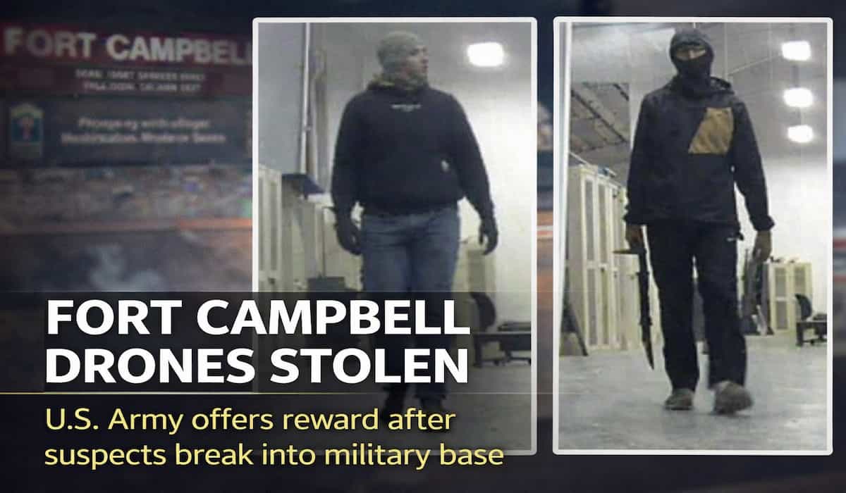 Four Military Drones Reported Stolen from Fort Campbell as Army Launches Investigation